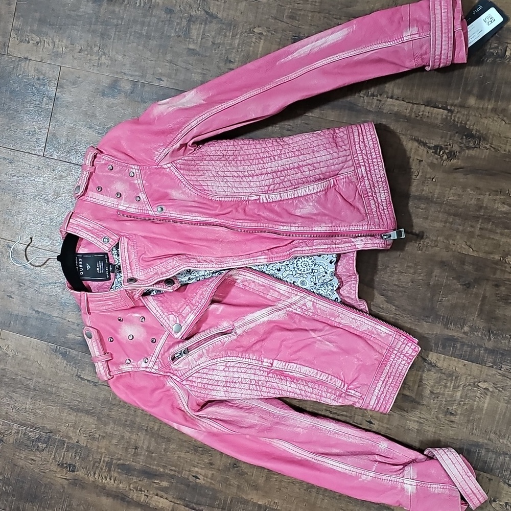 Guess Stylish Red Women's Jacket